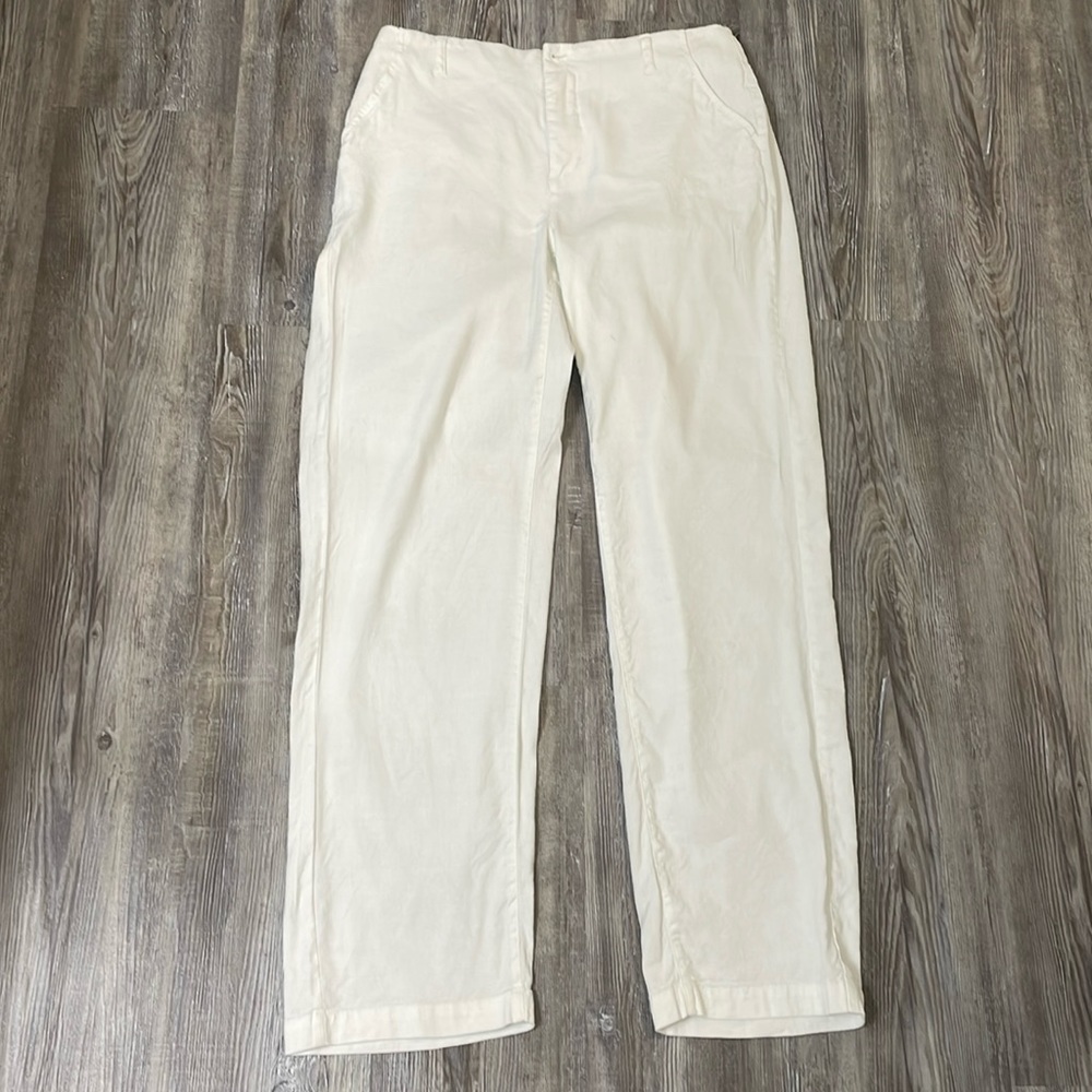 NYDJ: Marilyn Straight Pants - White